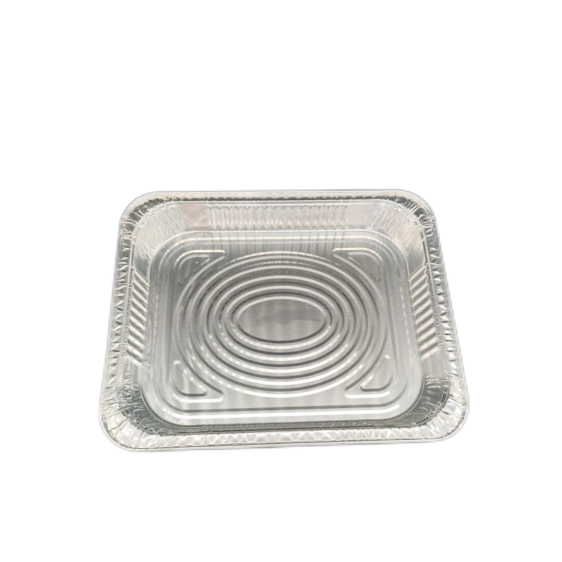 Grande assiette de barbecue à dinde en papier d'aluminium de 2450 ml