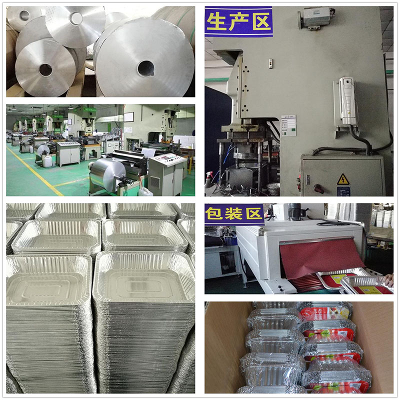 Processus de production de produits en papier d'aluminium