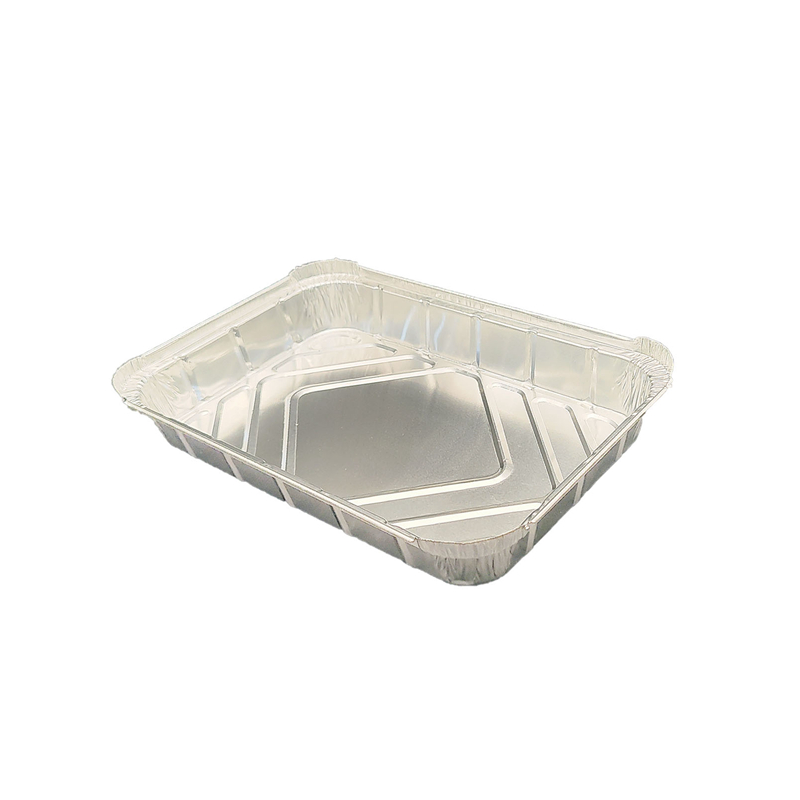 2200 ml rectangle rectangle jetable en aluminium Pandes de cuisson en aluminium