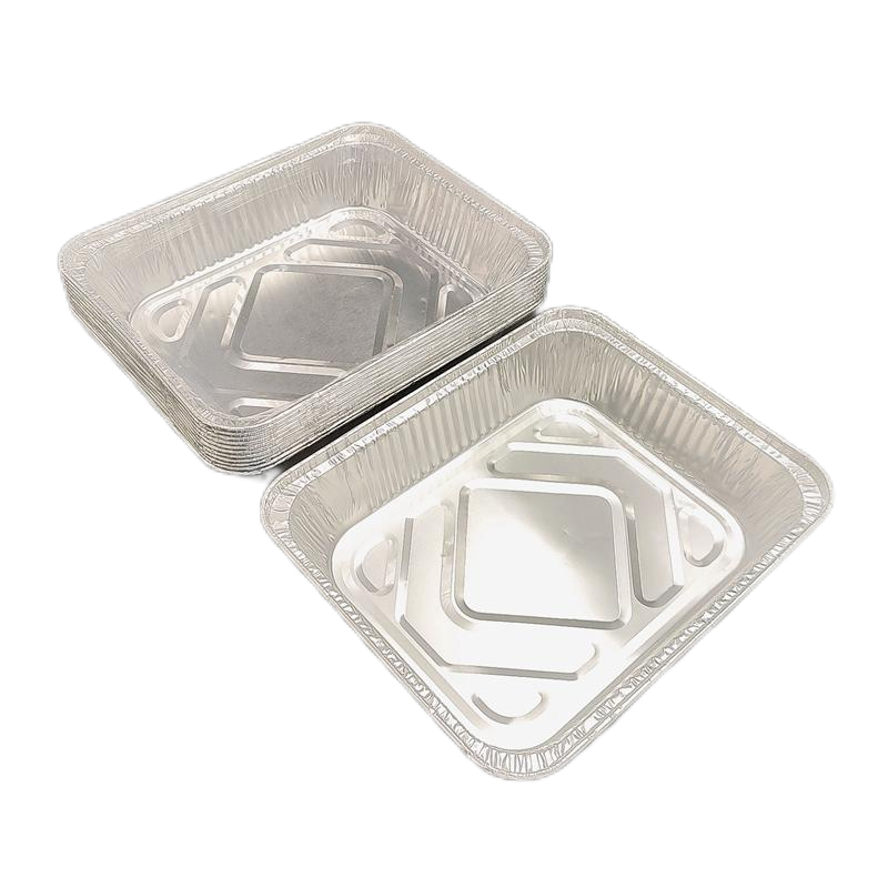 Plateau rectangulaire de service de restauration de plat de cuisson de papier d'aluminium de 3200 ml