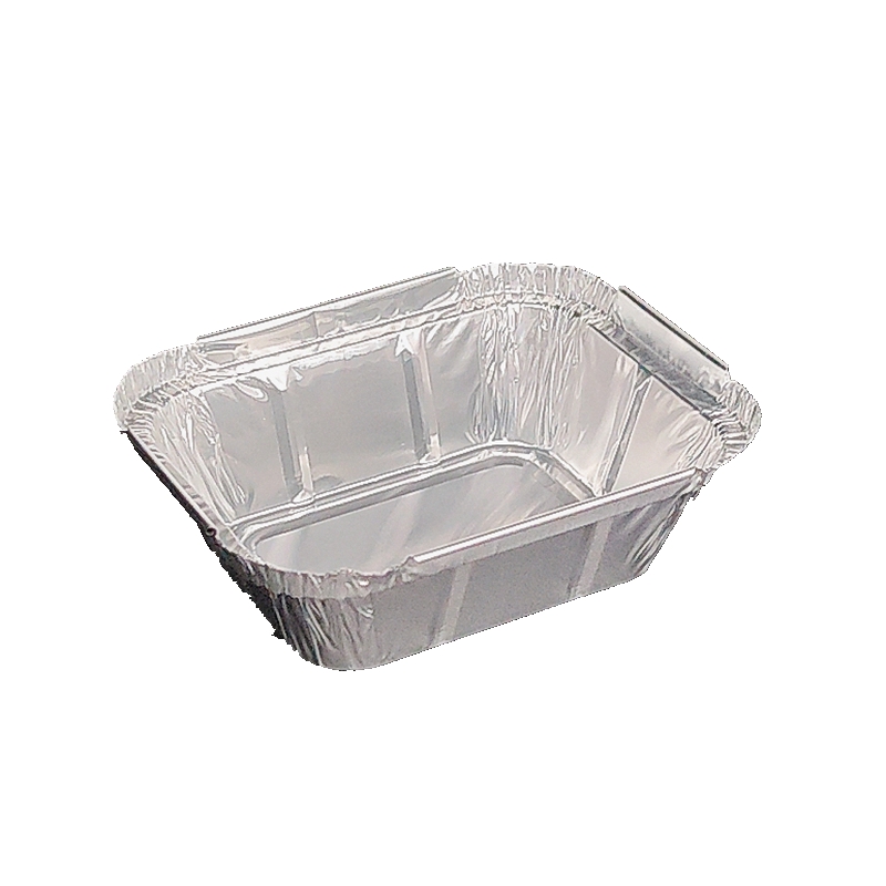 Petits ustensiles de cuisine en papier d'aluminium de 220 ml avec couvercle