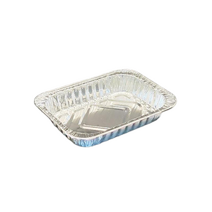 Petit plateau alimentaire en aluminium jetable pour la cuisson ou les plats à emporter