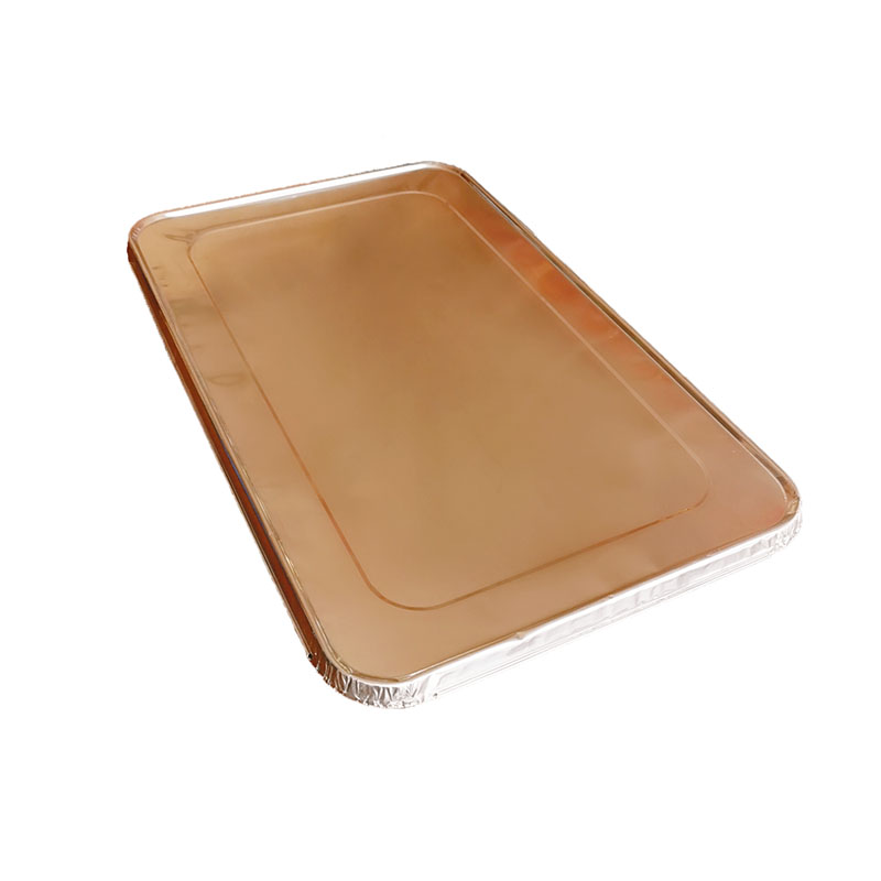 Plateau de four en aluminium durable de très grande capacité de 6500 ml avec couvercle