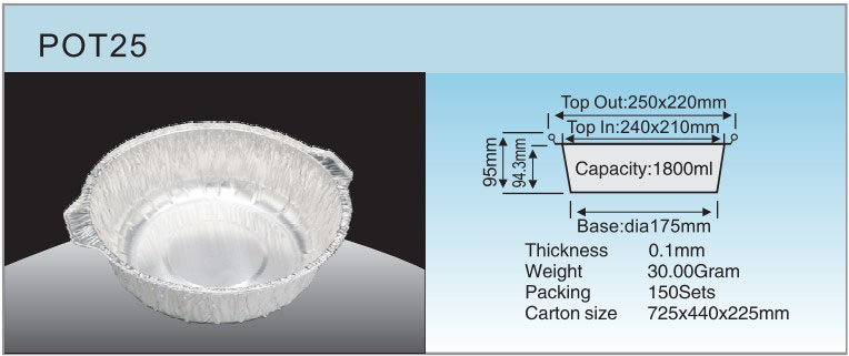 POT25 SP&Eacute;CIFICATION