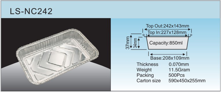 Sp&eacute;cification LS-NC242