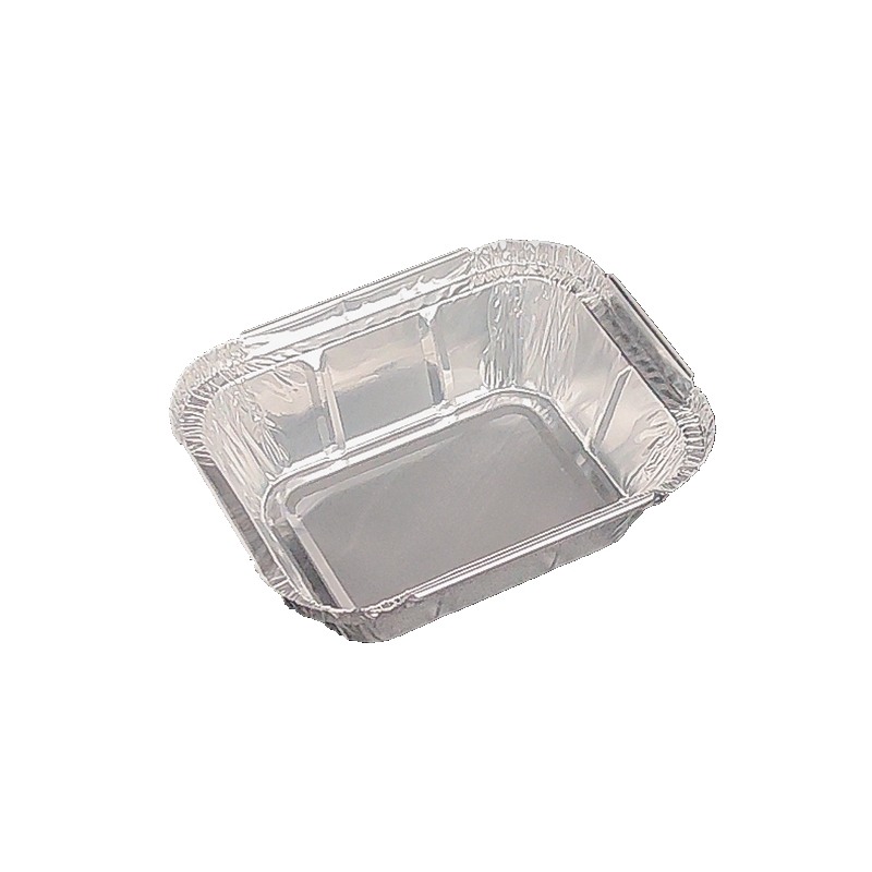 Petits ustensiles de cuisine en papier d'aluminium de 220 ml avec couvercle