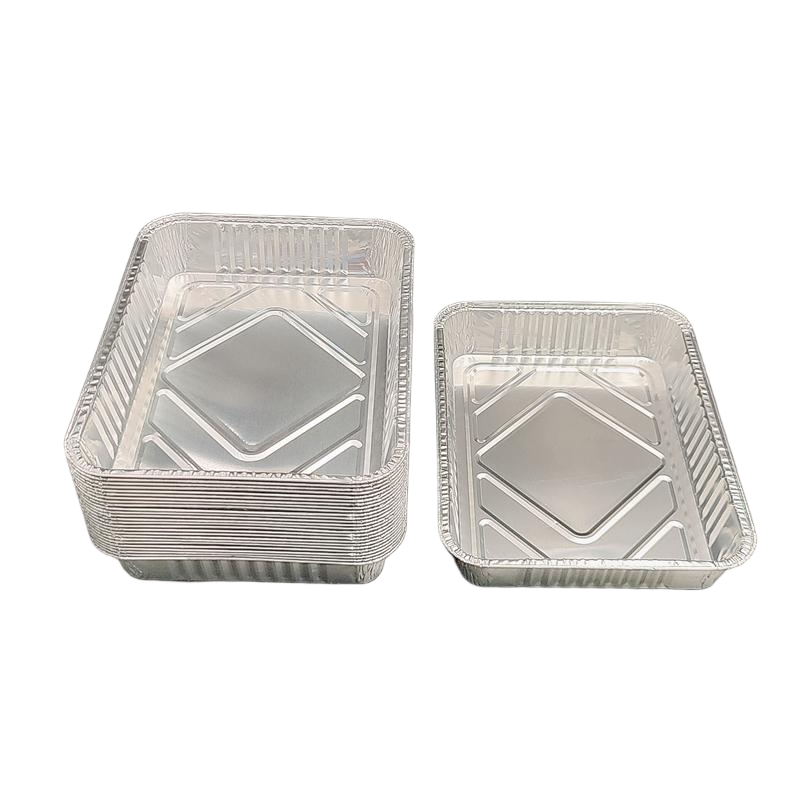 Plaque de barbe à plaque de barbecue en aluminium à aluminium rectangulaire moyen