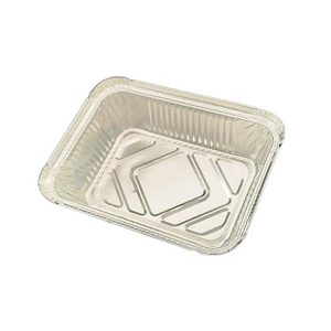 Pas de cuisson en papier d'aluminium 650 ml avec couvercles en carton