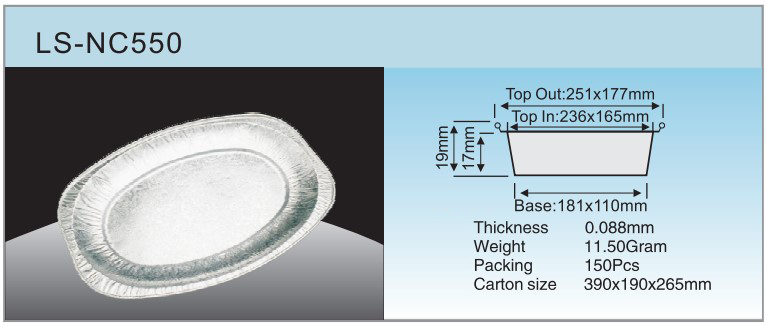 Sp&eacute;cification LS-NC550