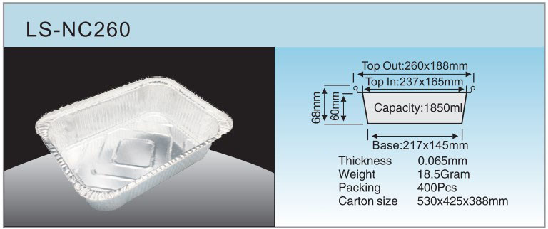 Sp&eacute;cification LS-NC260