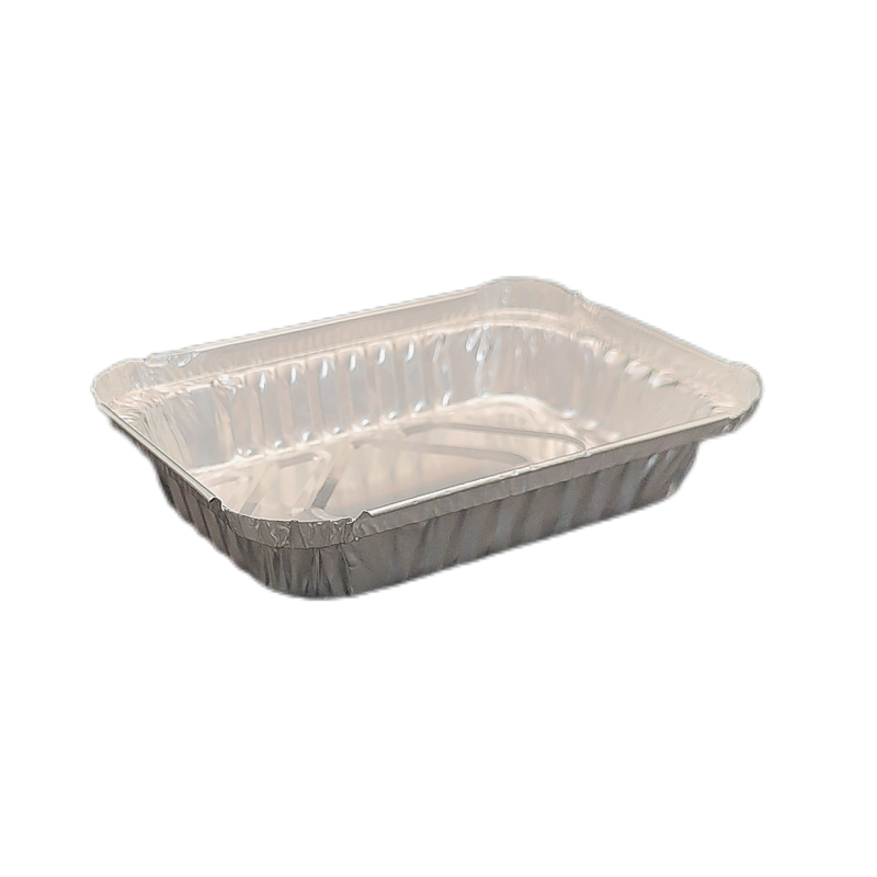 Vaisselle de cuisson rectangulaire en papier d'aluminium 300 ml