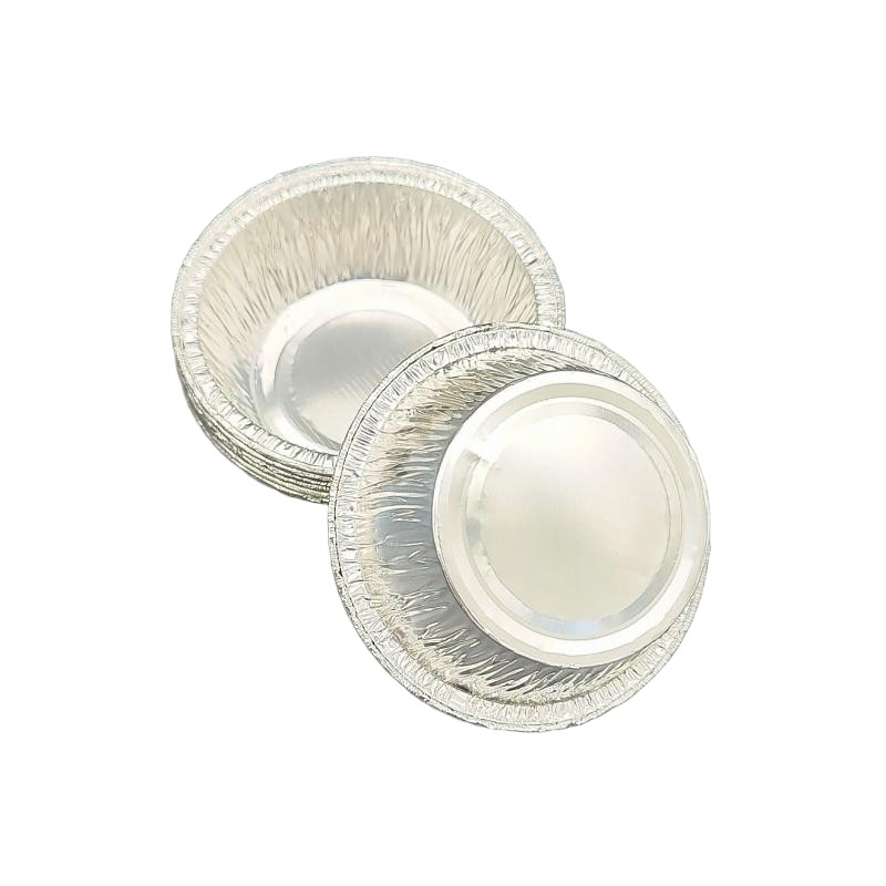 Petit récipient en aluminium à l'oeuf rond