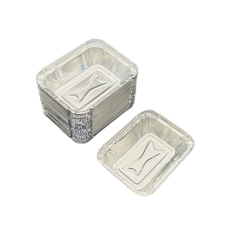 180 ml mini plateau en aluminium pour la cuisson et les prises 