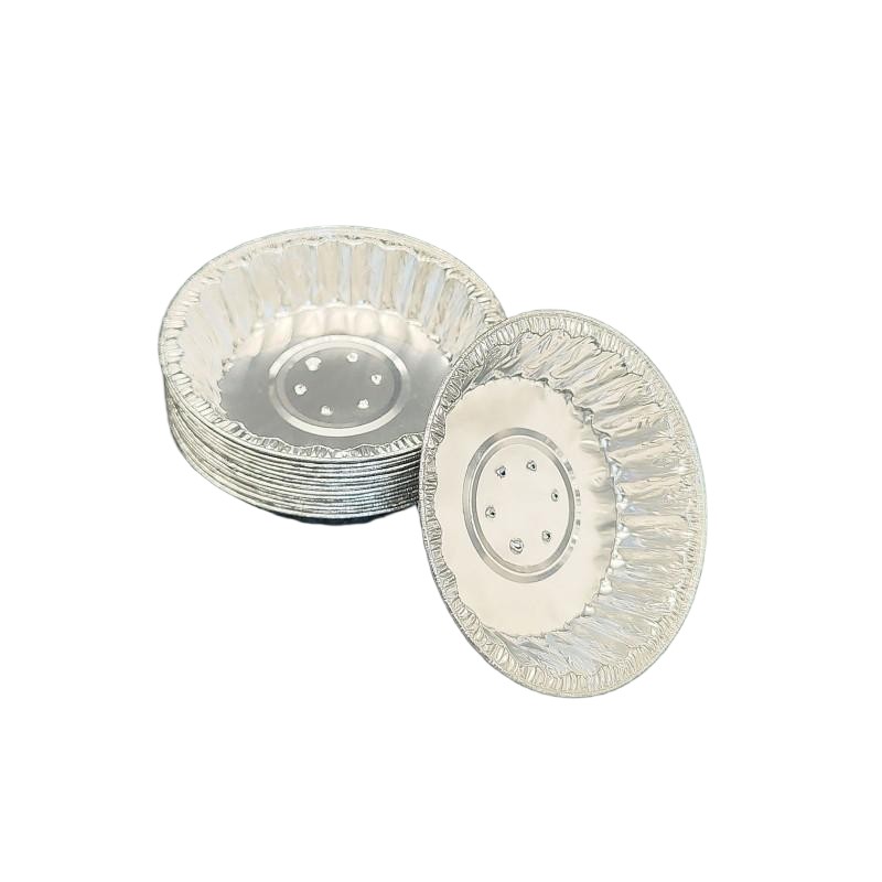 Plain d'escargot de fruits de mer en aluminium de 4 pouces avec trou