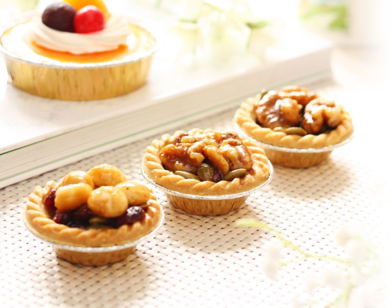 Caissettes &agrave; tartelettes en aluminium