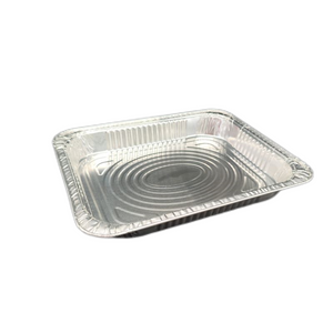 Grande assiette de barbecue à dinde en papier d'aluminium de 2450 ml