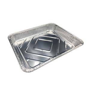 Casseroles extra larges en aluminium robuste de 5 000 ml, demi-taille