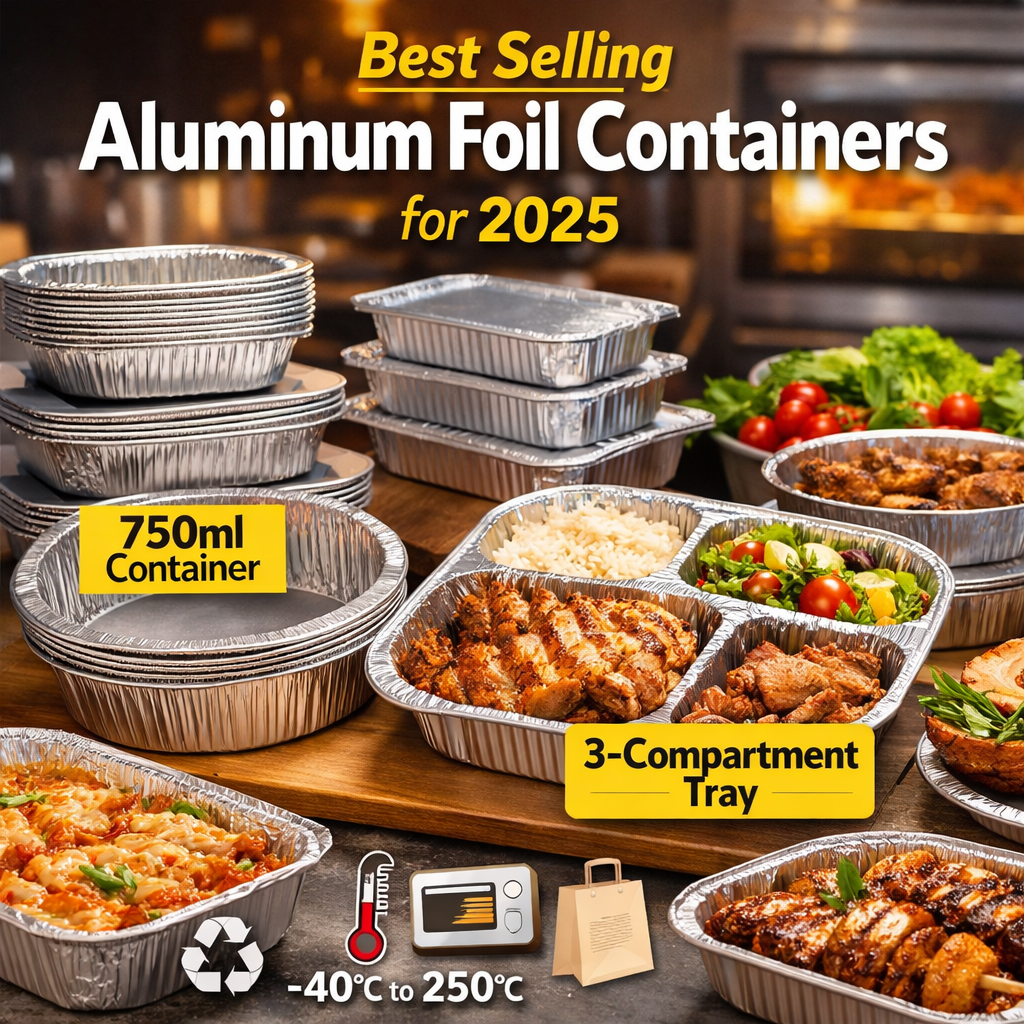 Conteneurs en papier d’aluminium les plus vendus pour 2025