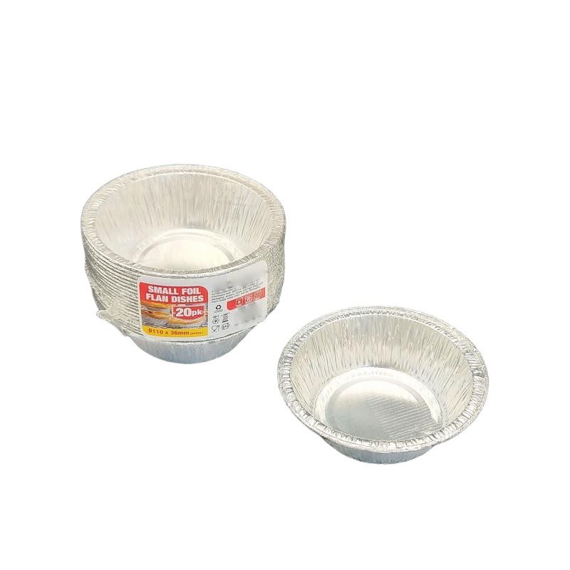 Petit récipient en aluminium à l'oeuf rond