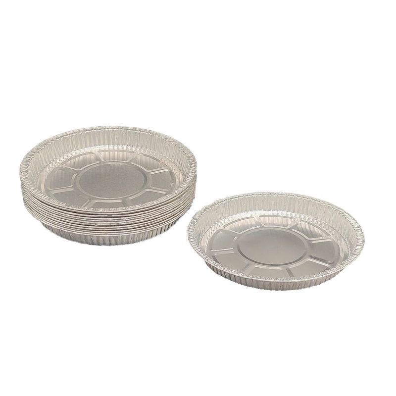 Plat de cuisson jetable de plateau de pizza de papier d'aluminium de 8,5 pouces