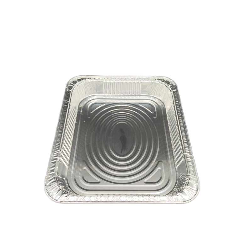 Grande assiette de barbecue à dinde en papier d'aluminium de 2450 ml