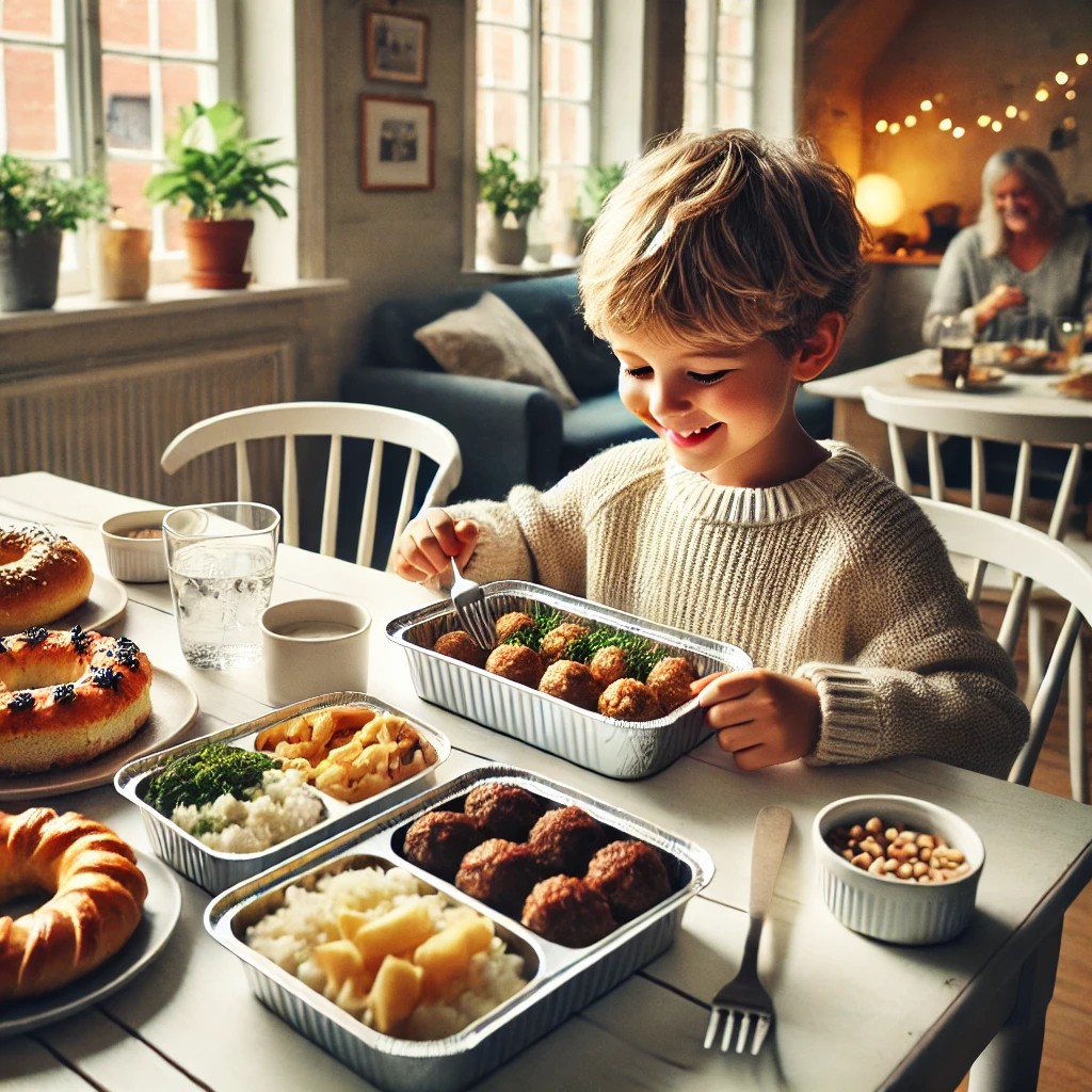 Conteneur de nourriture en aluminium danois