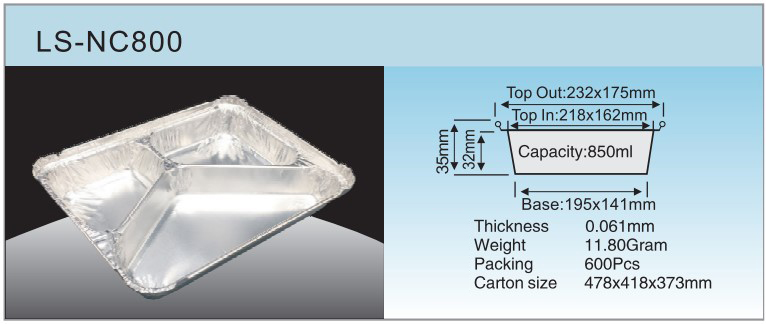 Sp&eacute;cification LS-NC800