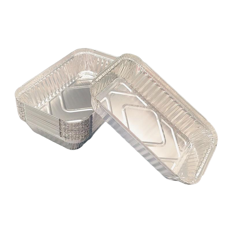 Pan de cuisson à feuille d'aluminium recouverte de 750 ml rectangulaire