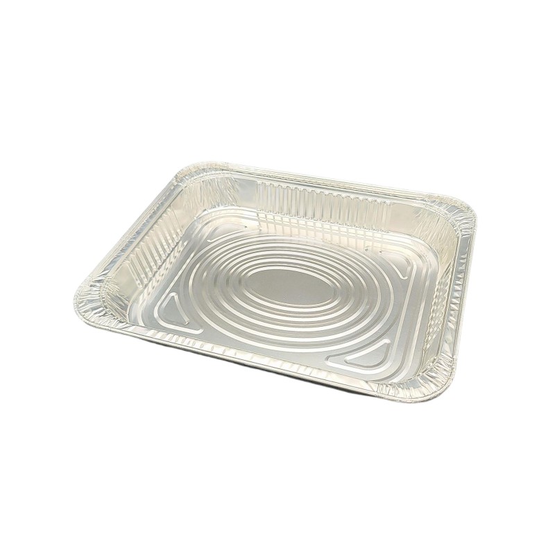 2450 ml Assiette de barbecue de dinde en papier d'aluminium