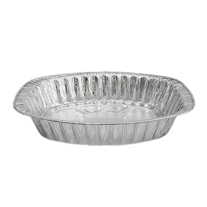 Dinde rôtie de Thaksgiving de casserole ovale extra large de papier d'aluminium profond de 7000 ml