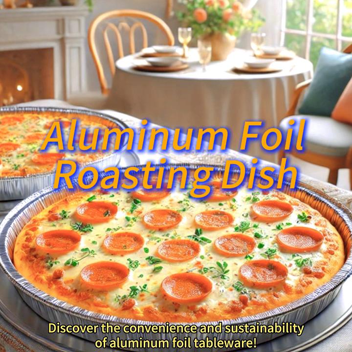 Plat à tarte rond en aluminium de 6 pouces, poêle à pizza jetable