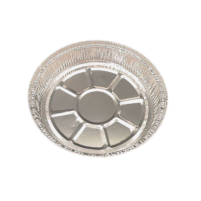 Plat à tarte rond en aluminium de 6 pouces, poêle à pizza jetable