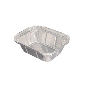 Petits ustensiles de cuisine en papier d'aluminium de 220 ml avec couvercle