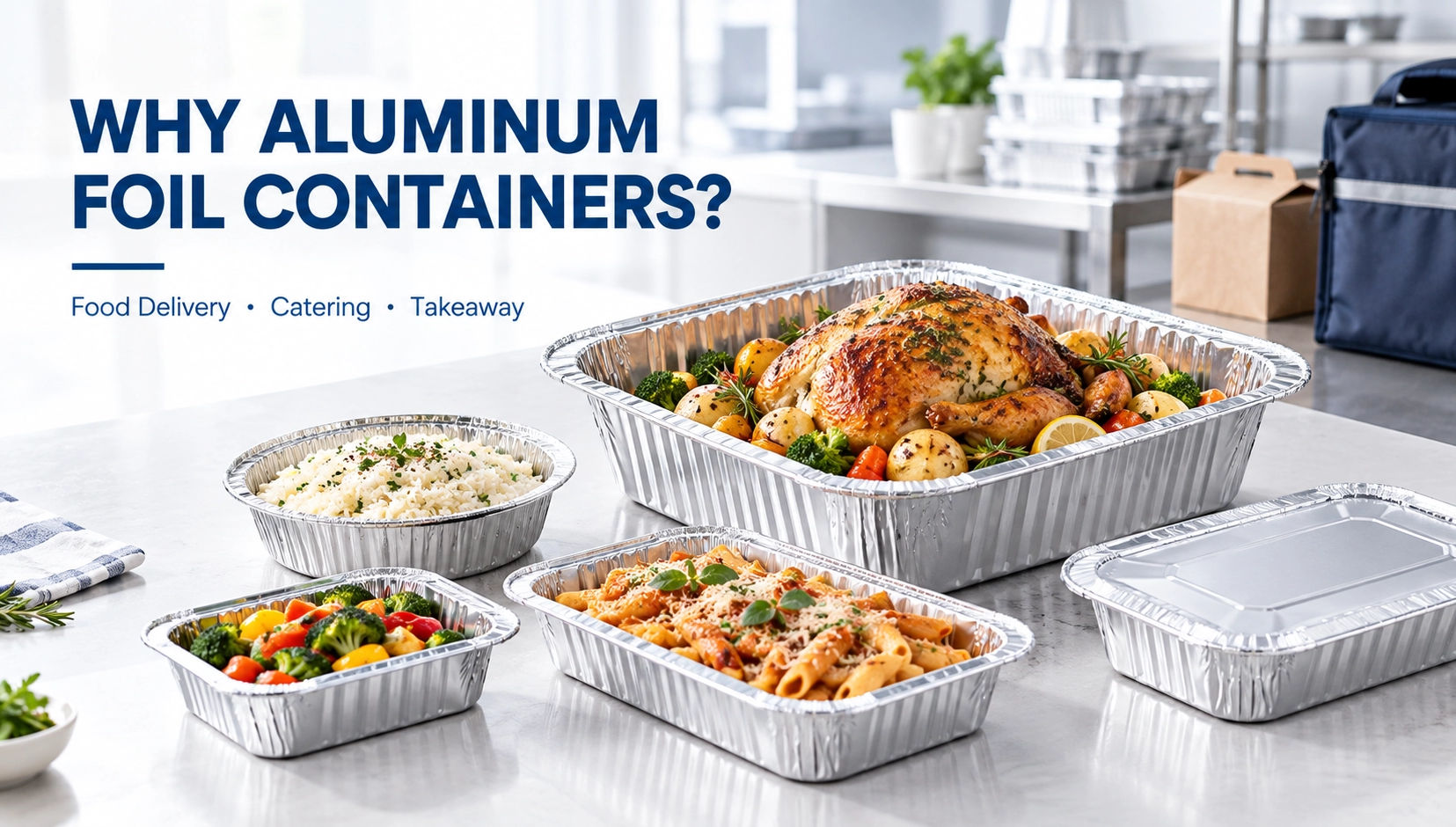 Pourquoi les contenants en papier d'aluminium sont largement utilisés dans la livraison de nourriture